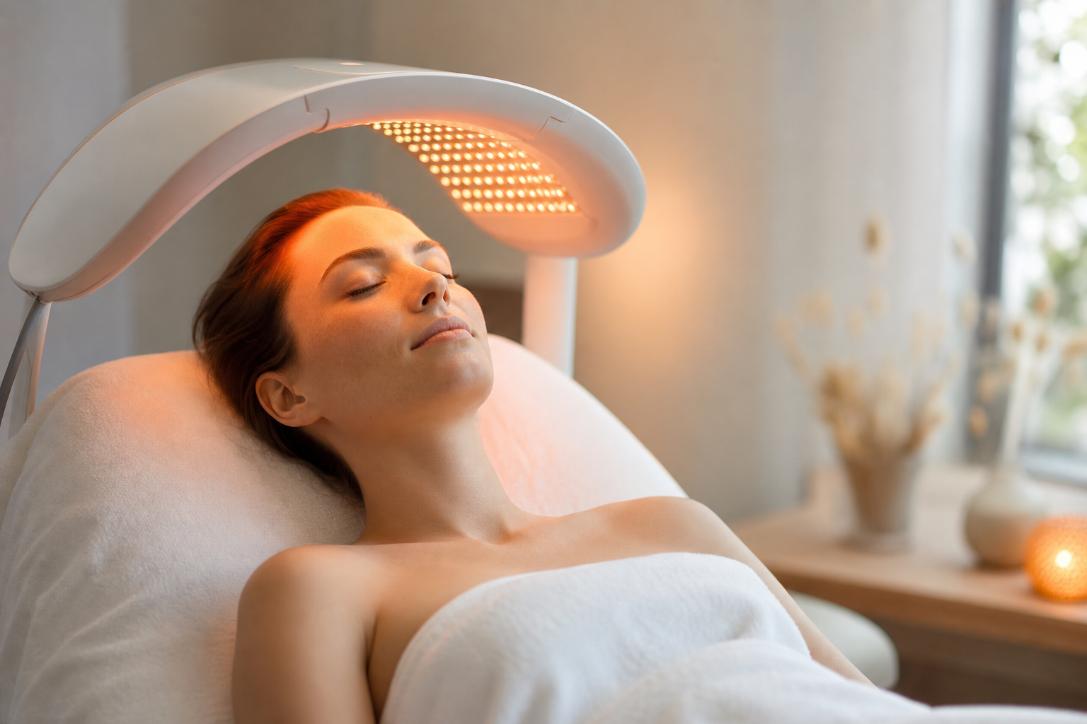 LED-Lichttherapie zur Unterstützung der Heilung nach ästhetischen Behandlungen